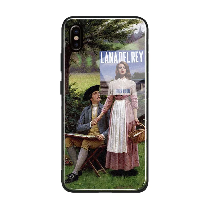 Чехол для телефона Lana Del Rey мягкий силиконовый чехол с рисунком Apple iPhone 6 6s 7 8 Plus X XR XS