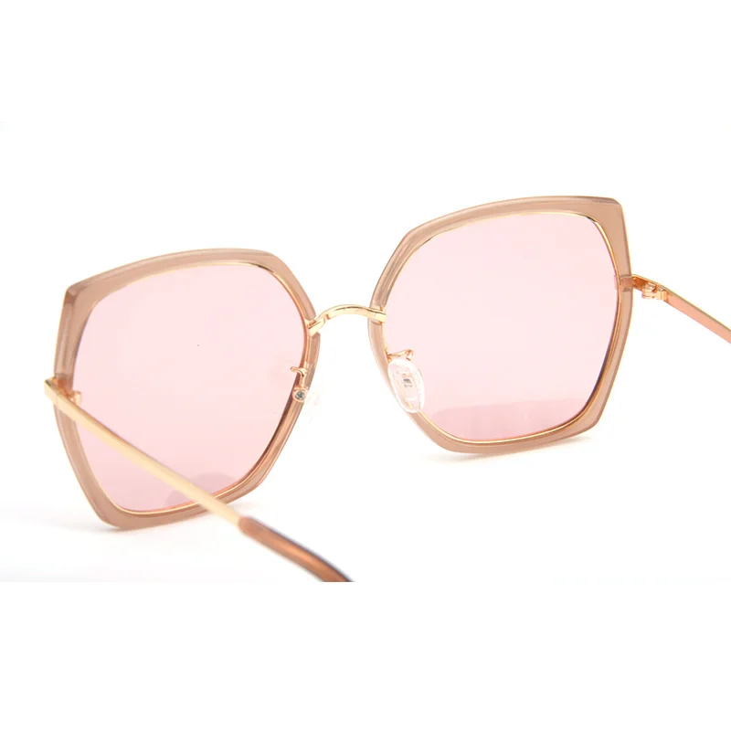 Очки солнцезащитные женские поляризационные круглые в винтажном стиле |