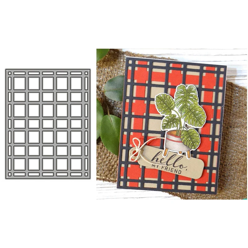 

Вырезанная рамка в виде сетки, вырезанные штампы, новые штампы, инструменты ручной работы, сделай сам, ремесло, украшение 2021, металлические ш...