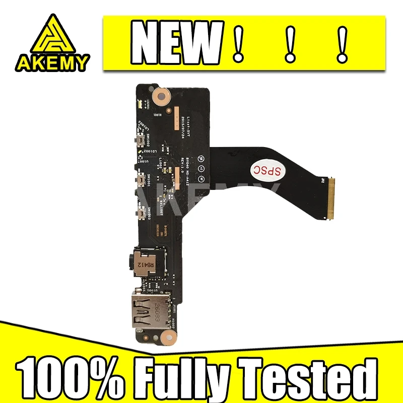 

High quality Brand New FRU 5C50K48444 For Lenovo Yoga 900-13ISK USB Audio board Power button BYG40 NS-A412 100% Fully Tested