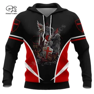 Толстовка мужская с забавным солдатиком, свитшот на молнии с рисунком рыцарей и темпларов, уличная одежда унисекс, повседневный спортивный костюм, пуловер