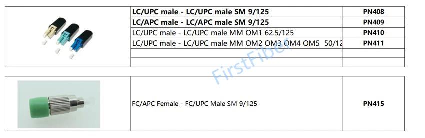 Гибридный волоконно-оптический соединитель Адаптер Соединительный кабель FC SC ST