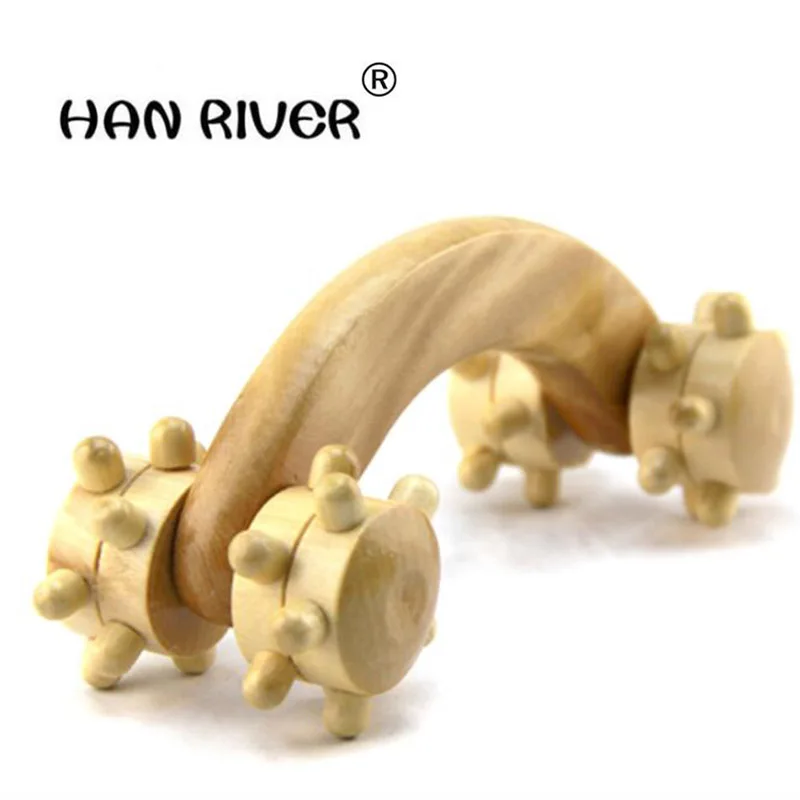 Портативный деревянный массажер для ногтей HANRIVER|Массажная палка| |