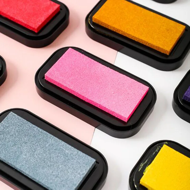 Перламутровая 12 цветная Inkpad ручной работы сделай сам скрапбукинг грязевая