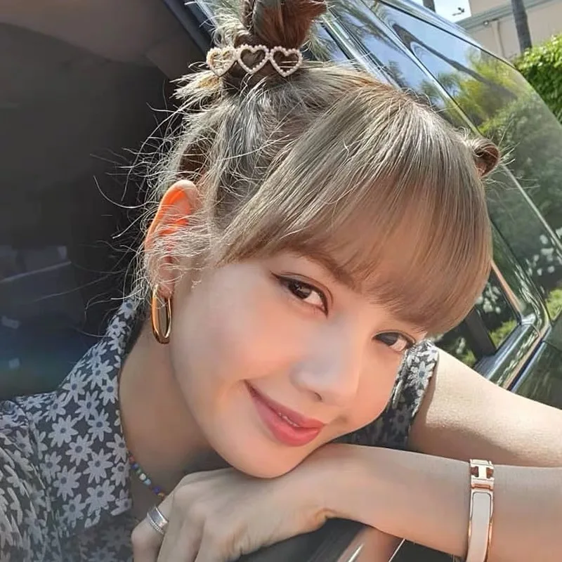 Blackpink lisa Ювелирные серьги золотистого цвета овальные Висячие подарки круглые серьги для женщин