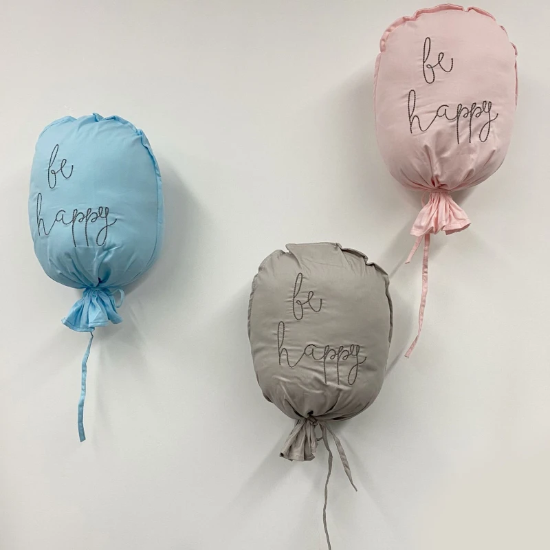 

Симпатичные воздушные шары, настенные украшения, хлопковые подвесные украшения для детской комнаты в скандинавском стиле, украшения для де...