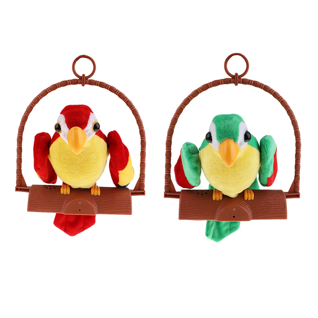 

Cute Talking Talk Parrot Imitates & Repeats What You Say Gift Funny Toy