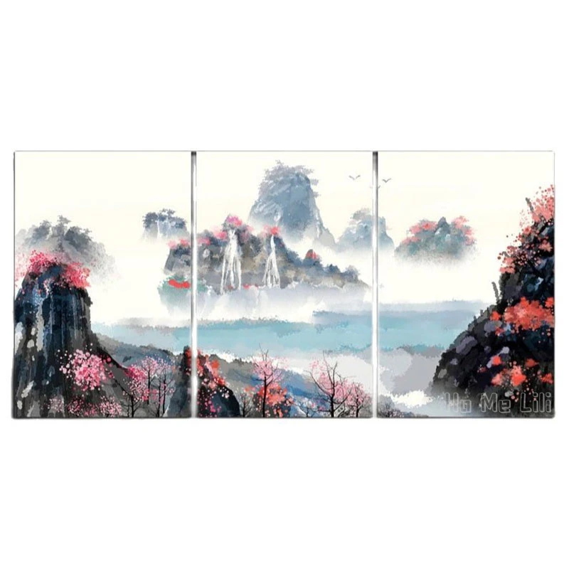 

Japanese Sakura Canvas Landscape Wall Art For Living Room Bedroom Home Office Decor