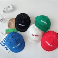 fashion letter embroidery baby baseball caps cotton sun hats for kids boys girls spring summer children hat