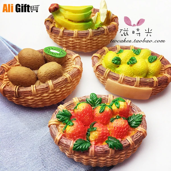 Необычные Фрукты лимон киви фрукты банан фотомагнит для холодильника