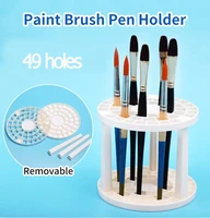 gatyztory painting by number tool paint brushes pen holder 49 holes pen rack watercolor painting brush pen holder art supplies