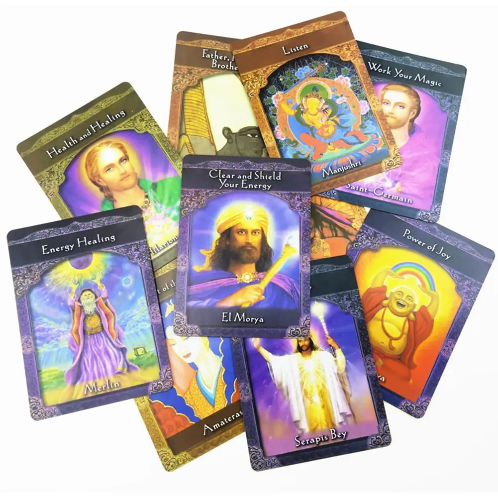 44 карты/наборы Ascended Masters Card карты Таро руководство гадание Fate Tarot колода