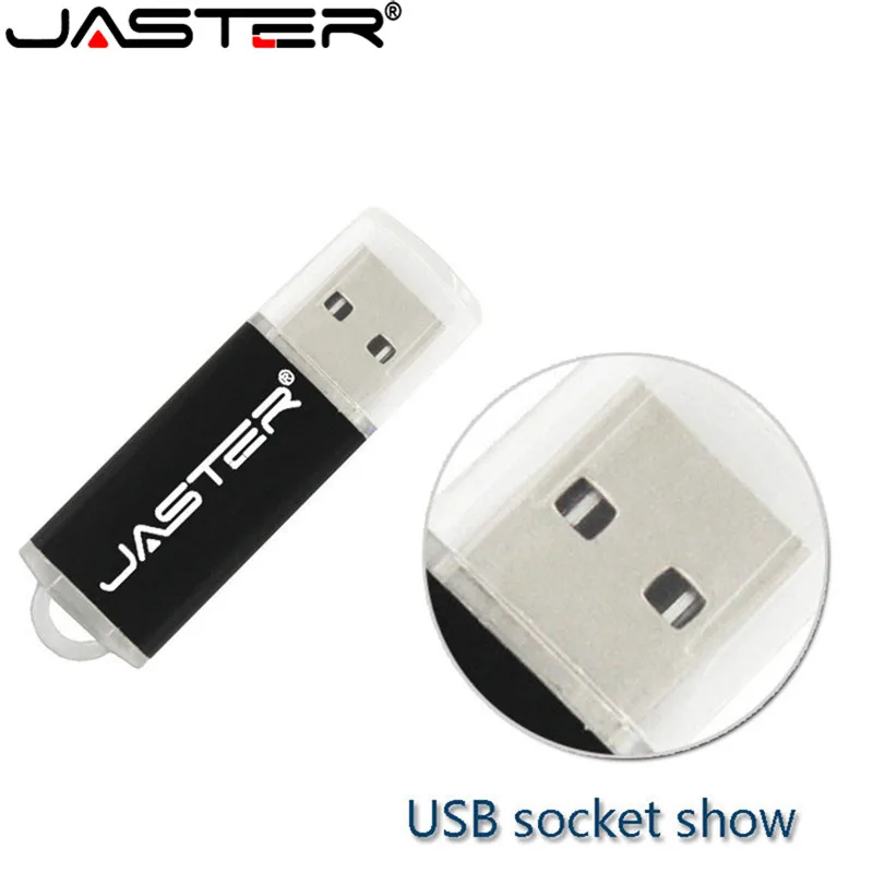 Usb-флеш-накопитель JASTER новый 100% реальная емкость USB 2 0 4 ГБ 8 16 32 64 128 | Компьютеры и