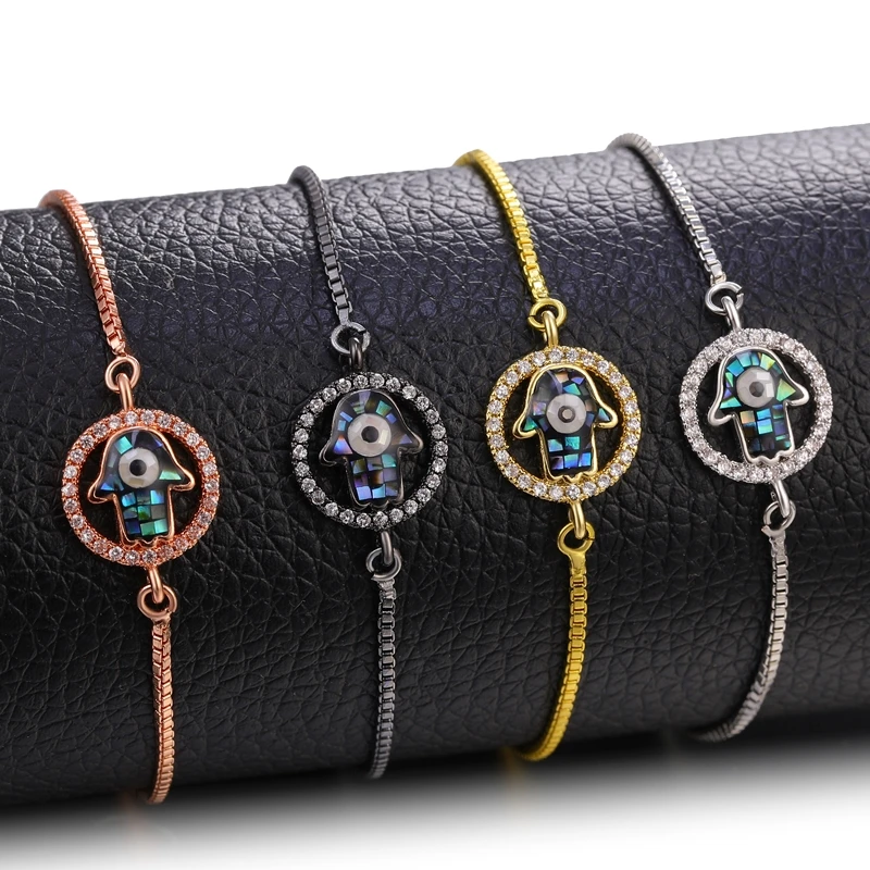 Juya DIY аксессуары для ювелирных изделий Опаловая оболочка рука Хамса со сглаза