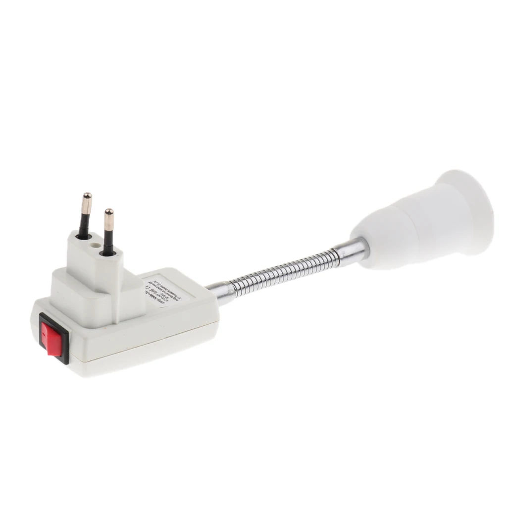 

E27 Base Socket Splitter Universal Lamp Holder Converter Adapter EU Plug