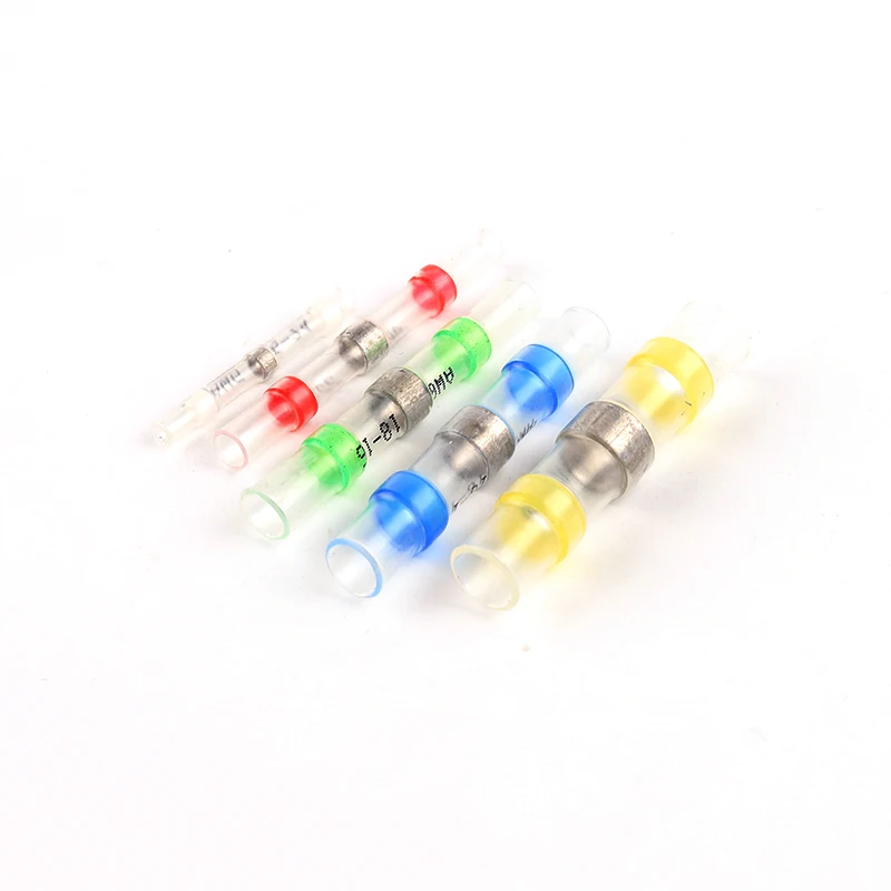 

30/50/100PCS Heat Shrink Connect Terminals Waterproof Solder Sleeve Tube Electrical Wire Insulated Butt Connectors
