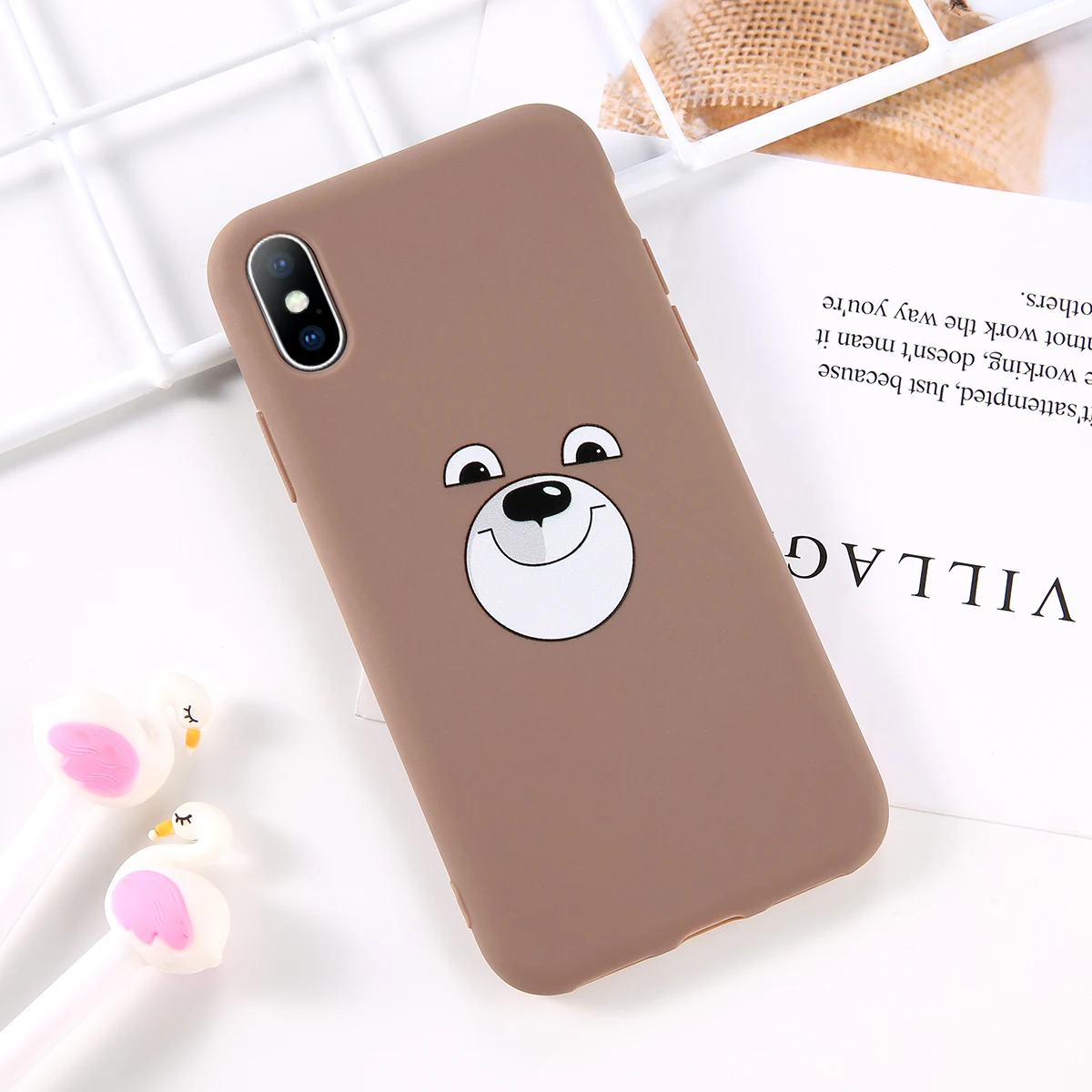 4289BN USLION чехол для телефона с забавным динозавром из мультфильма для iPhone 11, 6, 7, 8 Plus, X, XR, XS, Max, милый чехол для iPhone 6 Plus, мягкий силиконовый чехол - Цвет: 4289BN