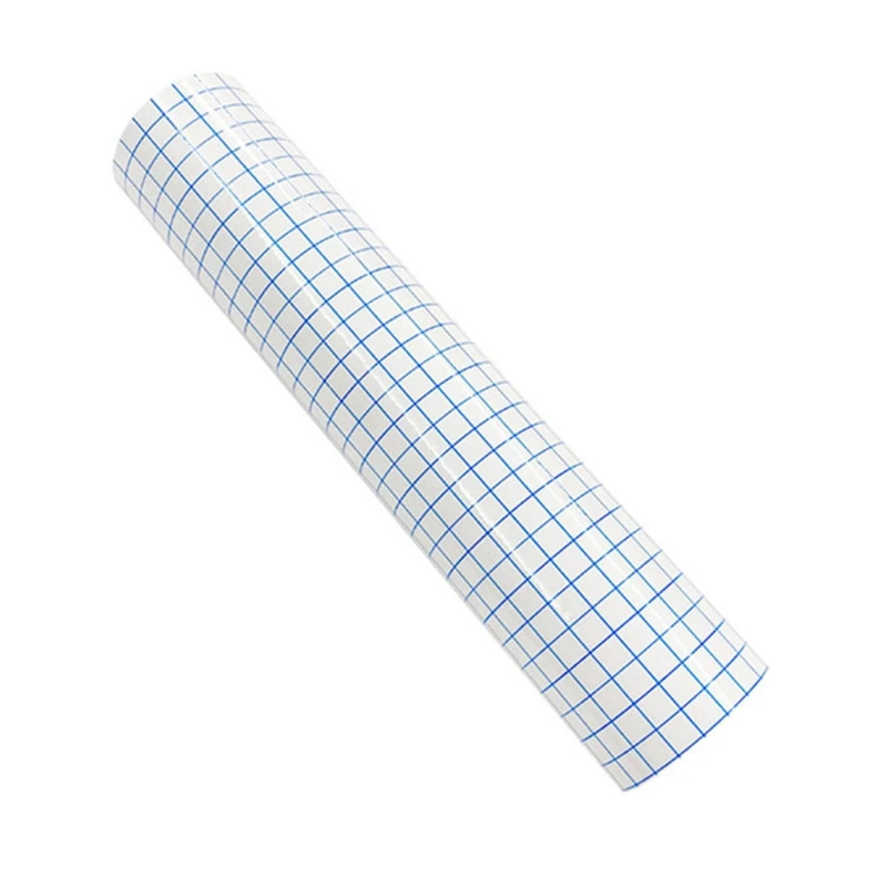 Y1UE прозрачная виниловая клейкая лента с синей сеткой для автомобиля настенное