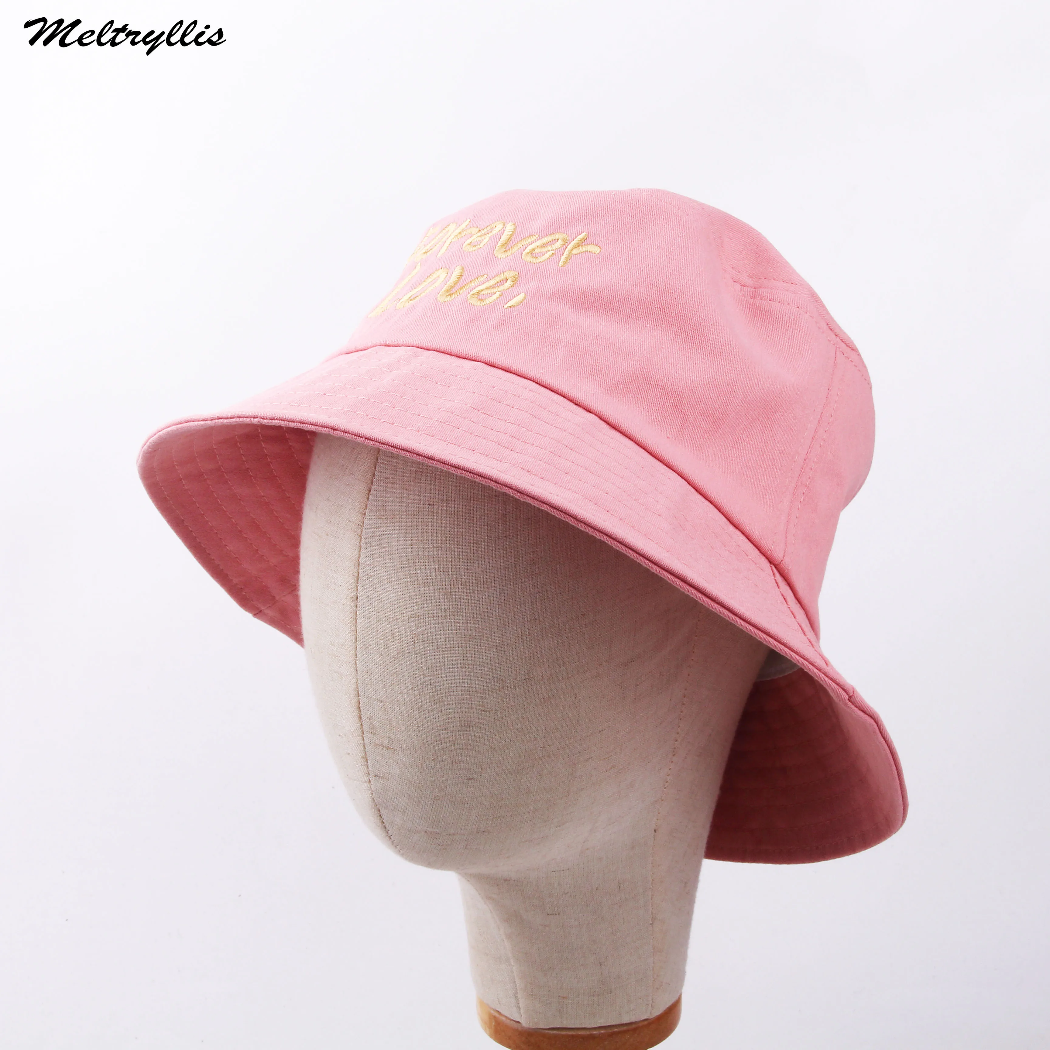 [Meltryllis] портативная Расслабляющая уличная Рыбацкая Кепка с простой вышивкой