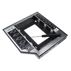 Пластиковый алюминиевый Универсальный Переходник SATA 3,0 для установки второго жесткого диска 12,7 мм для 2,5 дюйма ТБ чехол для твердотельного накопителя, корпус для жесткого диска светодиодный ка для блокнота, DVDсмартфона