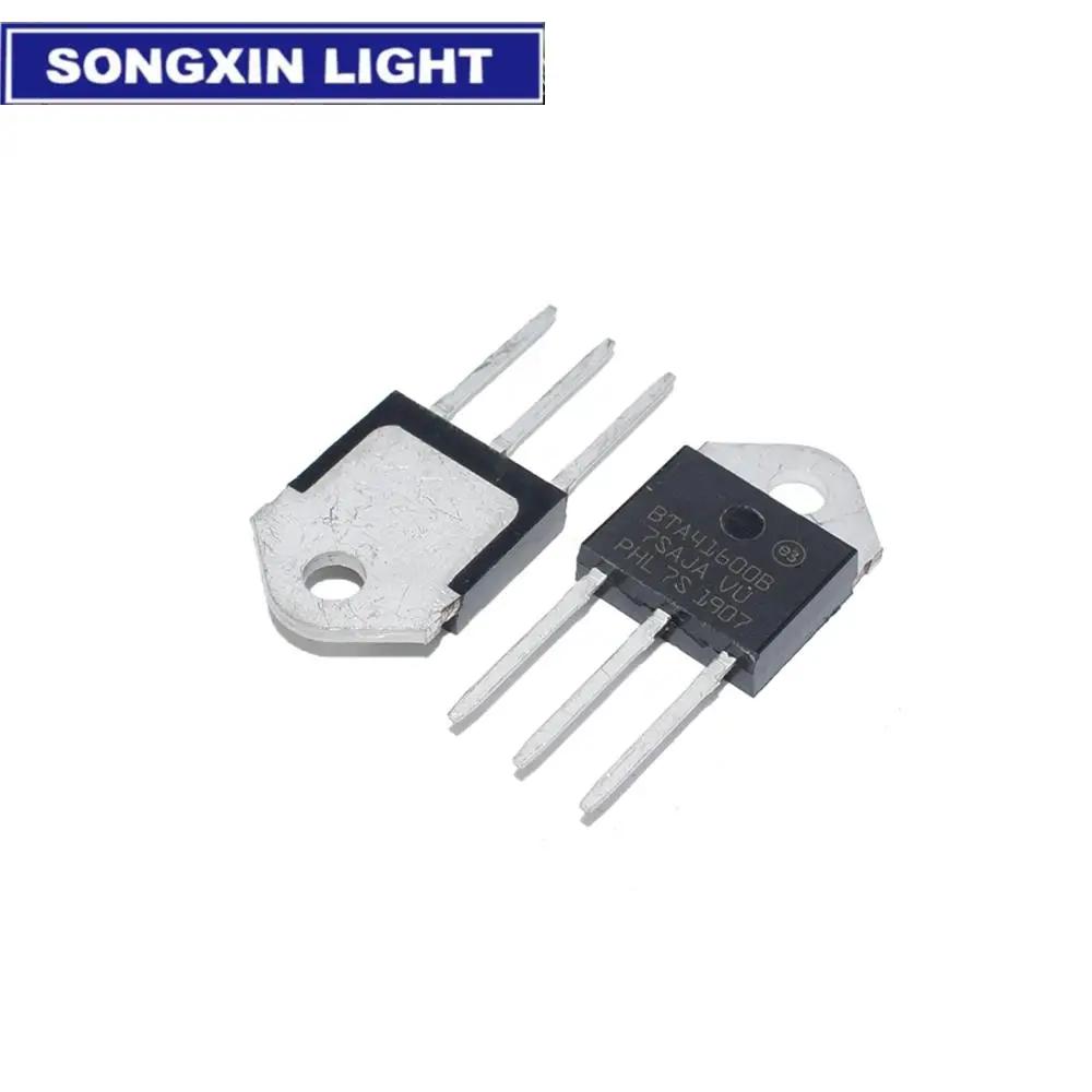 Лучшие цены 5PCS BTA41-600 BTA41600B BTA41600 BTA41 TO-247 40A 600V TRIACS | Электронные компоненты и