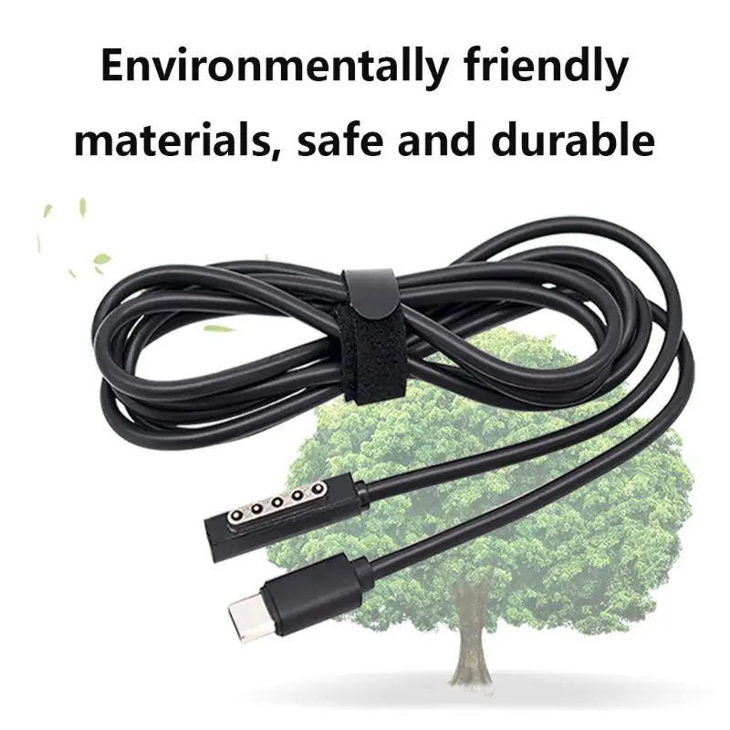 USB C Type Female Or Male Power Supply Charger Adapter Charging Cable Cord for Microsoft Surface Pro 1/ 2/Surface RT | Компьютеры и