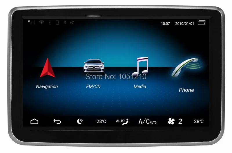Ouchuangbo android 9 0 автомобильный радиомагнитофон gps навигатор для Mercedes Benz B CLA GLA 2014 11 2018