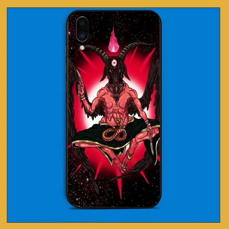 

FHNBLJ Devil Satan Soft Phone Cover for Vivo Y91C Y11 17 19 53 81 31 91 55 V17 11i 9 fot oppo