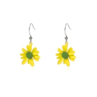 qimoshi 6 colors clay daisy dangle earrings for women and girls gift box drop flower earrings stud