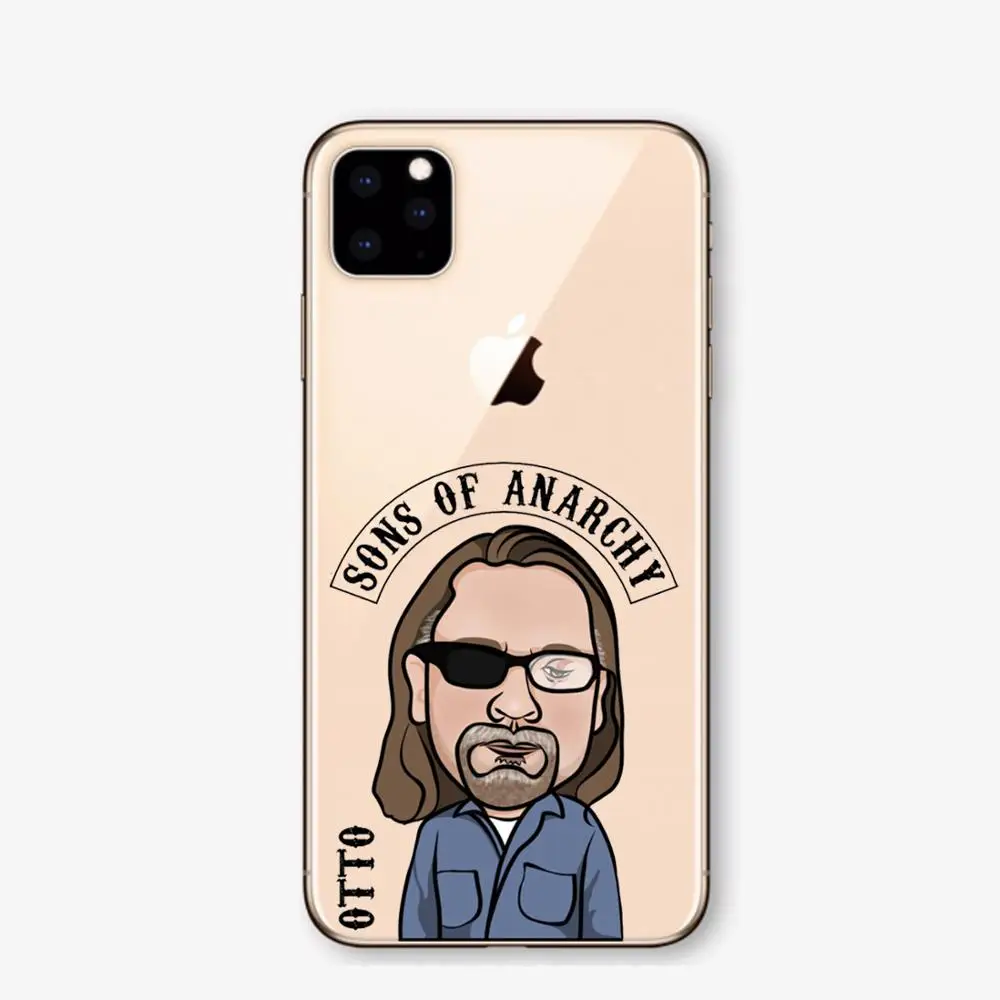 TPU Американский ТВ сыновья анархия Мягкий ТПУ чехол для телефона iPhone 11 11Pro 5 SE 6 Plus 7 7plus 8 Plus X XS XSMAX XR чехол - Цвет: TPU