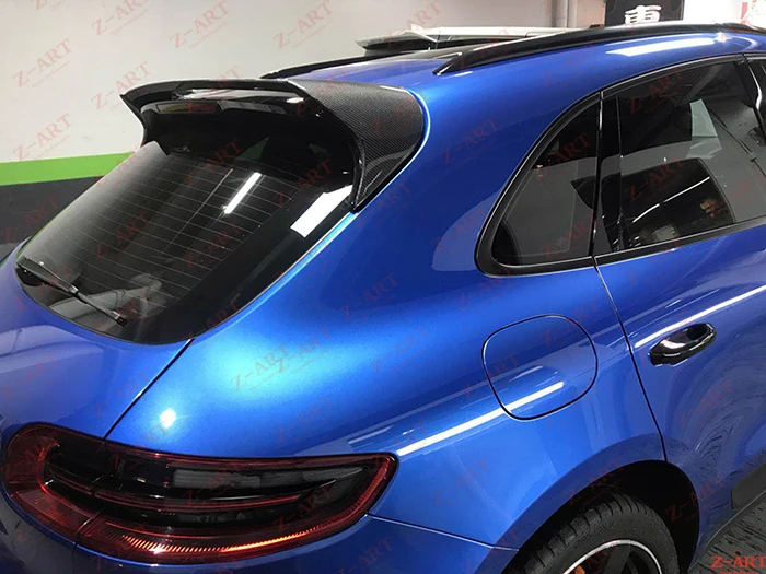 Z-ART для Porsche Macan Boxter углеродное волокно спойлер на крыше кабины S задний заднее