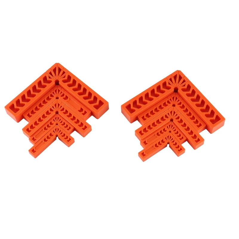 

Positioning Squares, 10 PCS Right Angle Clamps, 90 Degree Corner Clamp, Woodworking Tools for Frames (3Inch 4Inch 6Inch)