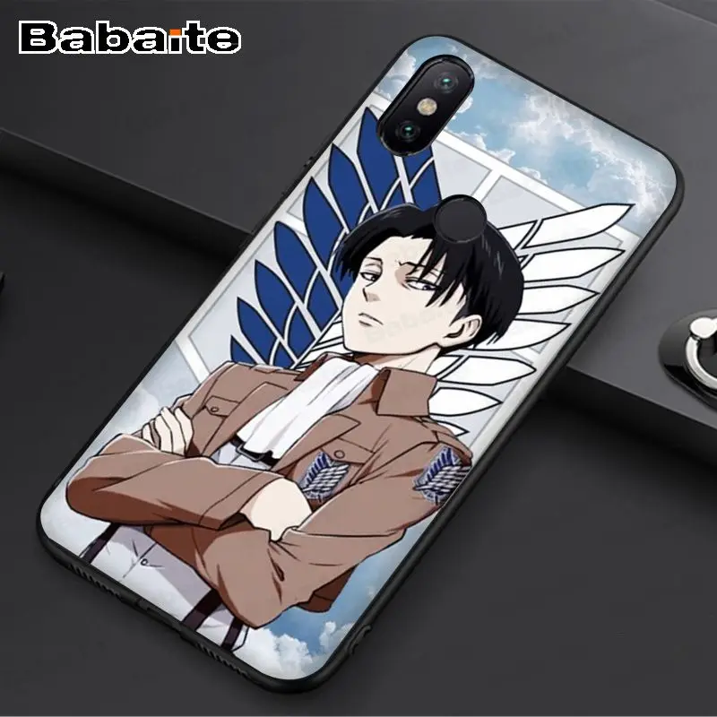 Чехол для redmi 7 из аниме атака на Титанов мягкий чехол телефона с пользовательским