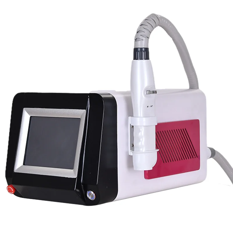 Billig Tragbare Pikosekunden Laser Schönheit Maschine Tattoo Pigment Augenbraue Entfernung Q-switch Pico Laser Schönheit Ausrüstung Carbon Schälen