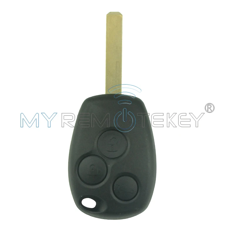 

Clio Kangoo Master PCF7947 дистанционный Автомобильный ключ 3 кнопки без логотипа VA6 434 МГц для Renault remtekey