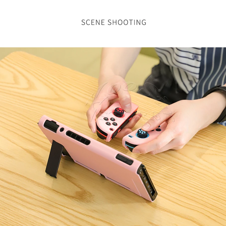Оригинальный цветной милый чехол для консоли Nintendo Switch Joycon игровых аксессуаров