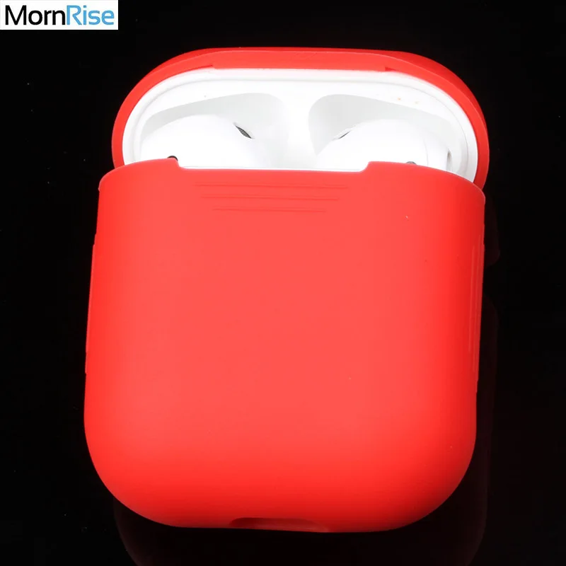 Для AirPods 2 зарядный чехол матовый Мягкий ТПУ силиконовый для Apple airpods наушников