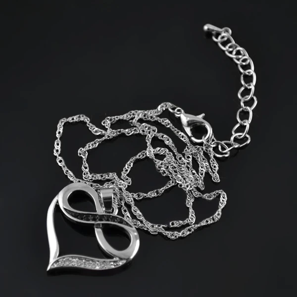 Fishhook Бесконечность сердце кристалл циркон камень волна воды пульсация эффектная