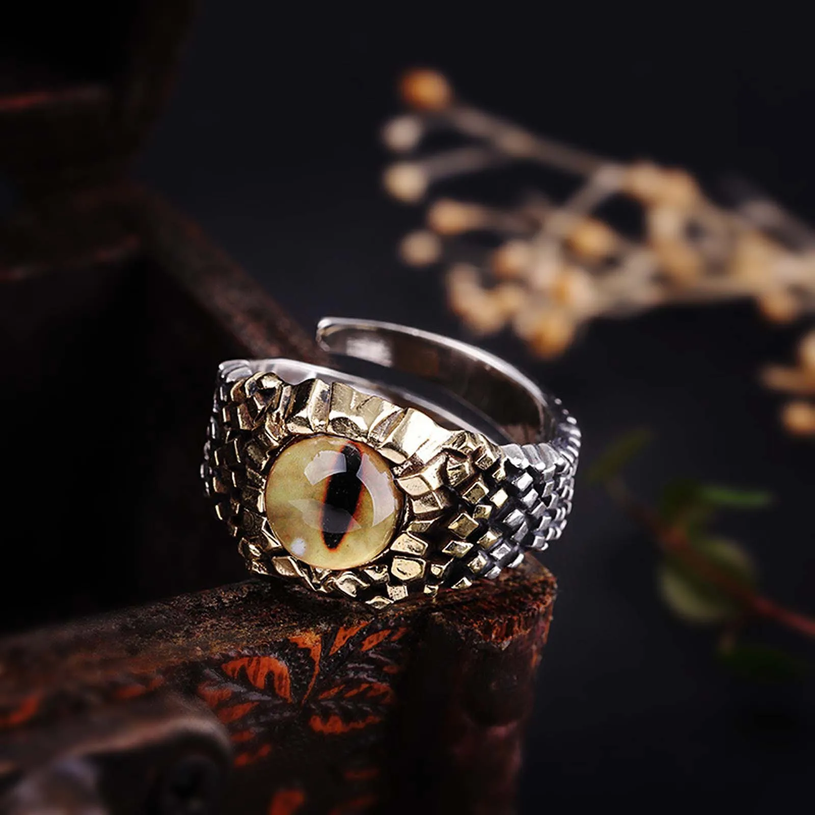 

Ювелирные изделия унисекс, серебряное кольцо, винтажное, лучшее, изящное кольцо, подарки, кольца с открытым глазом