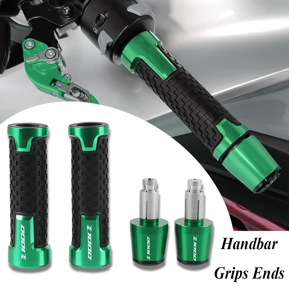 

Motorcycle CNC Handlebar Grips For KAWASAKI Z1000 Z 1000 2003-2016 Z1000R Z1000SX NINJA1000 Tourer 2017-2019 Handle Bar Cap Ends