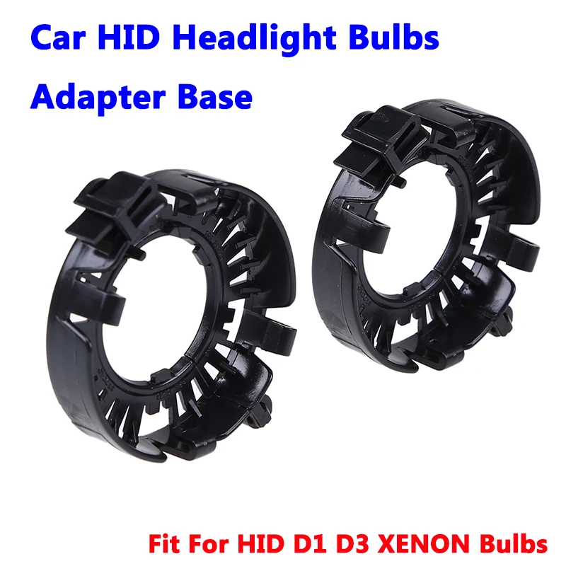

2Pcs Car HID Headlight Lens Adapter Holder Base XENON Bulbs Holder Socket Fit For BMW Mercedes Cadillac D1S D1 D2S D3S D3 D4S