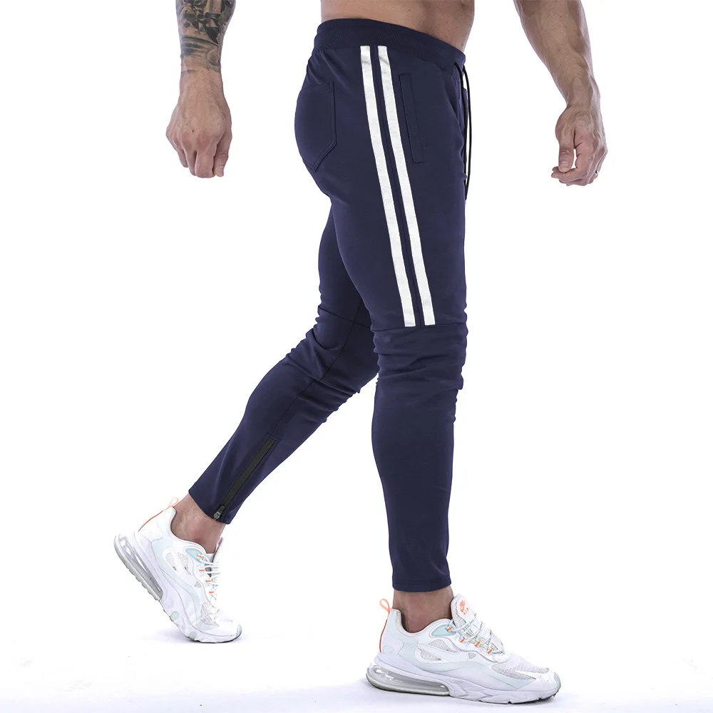 

2021 Mens Casual Joggers Pants Fitness Bodybuilding Tracksuit Legging Fashion Casual Sweatpants Trousers Gyms Track Pants