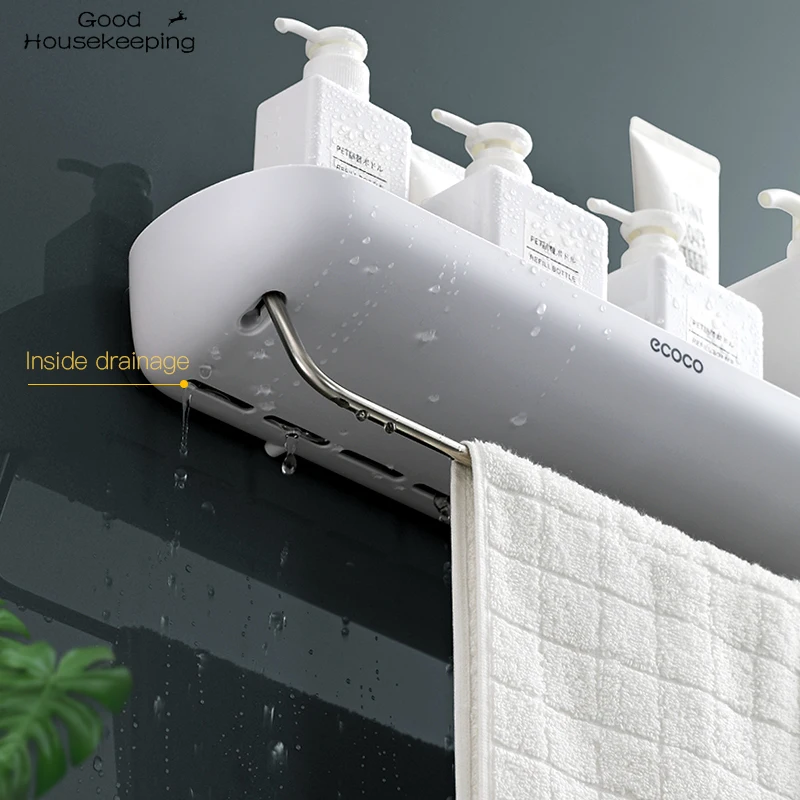 Полка органайзер для ванной и душа настенная полка шампуня с держателем
