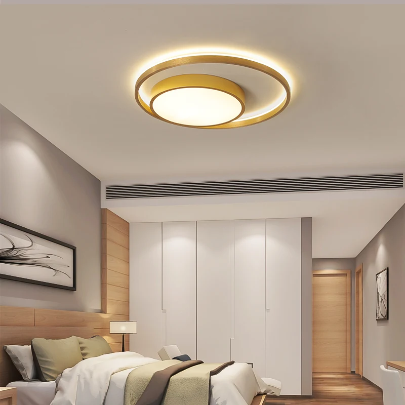 Ceiling Light Square Rings for Bedroom Dining Living Room Fixtures Lustre Modern Acylic Led Lamp Home Decor 220 110V | Лампы и