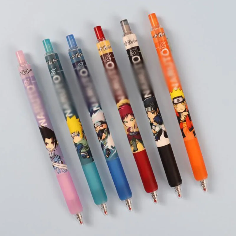 

36 pcs/lot Creative Ninja Animal Press Gel Pen Cute 0.5mm black ink Signature Pens office school writing supplies gift
