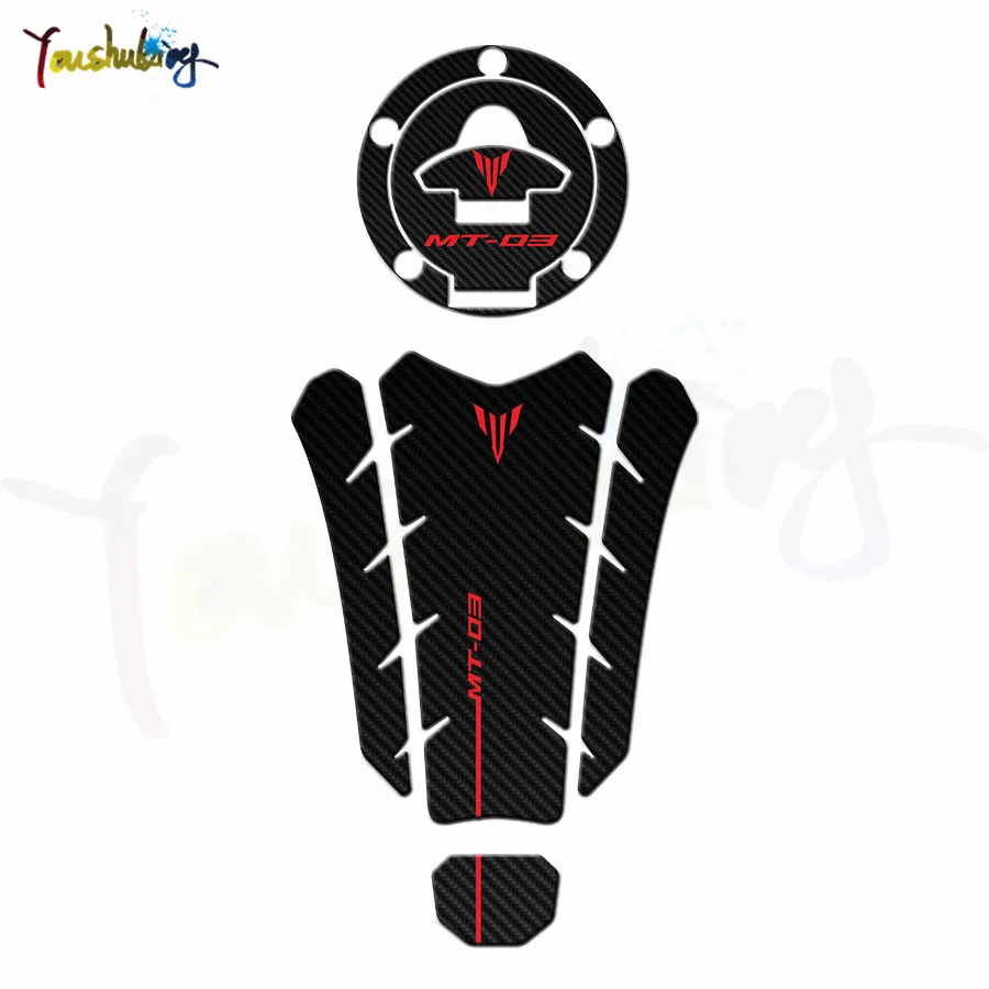 Углеродное волокно топливный масляный бак Наклейка защитная крышка Стикеры