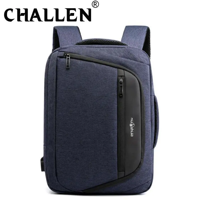 Модный новый мужской деловой рюкзак большой вместительный дорожный для ноутбука