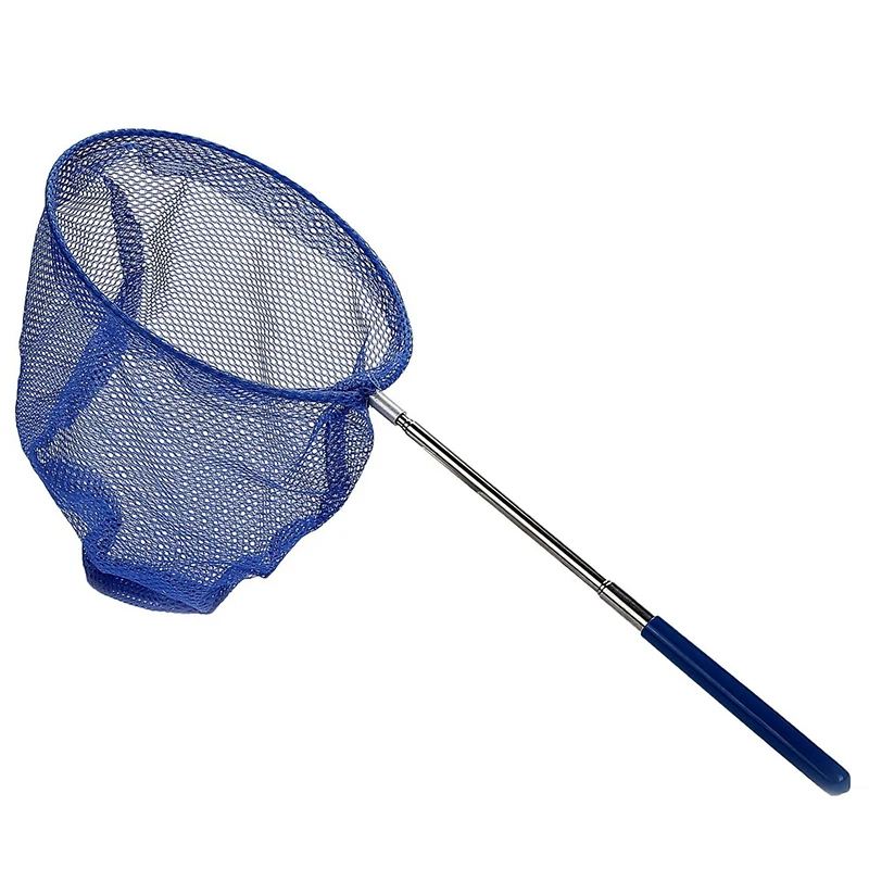

Outdoor Catching Catching Butterfly Net Fishing Net Bag Stainless Steel Telescopic Fishing Net Tool Outdoor Telescopic Portable