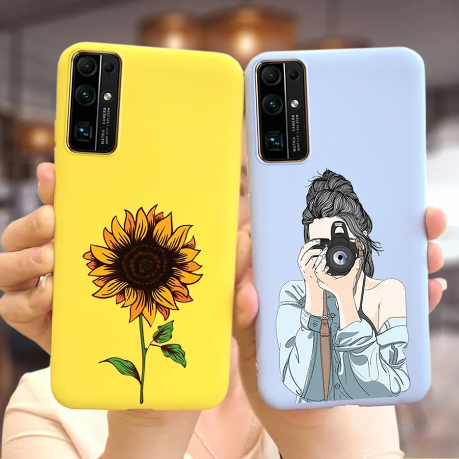 Чехол для Huawei Honor 20 30 Pro стильный мягкий тонкий милый чехол с изображением