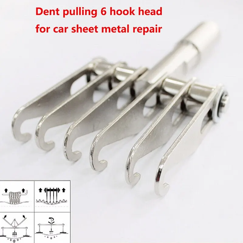16 мм нитки 6 палец металлический коготь для удаления вмятин без Съемник крюк